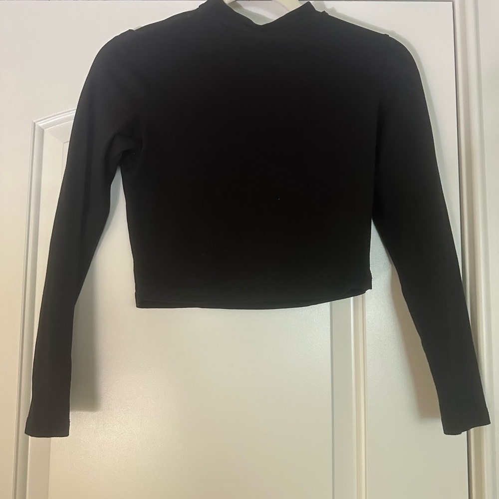 Black Long Sleeve Women's Top